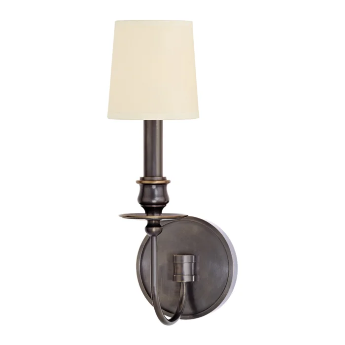 Cohasset 1-Light Wall Sconce in Old Bronze 4.75L x 4.75W x 14H