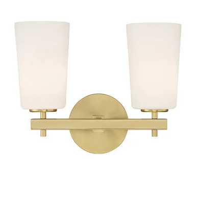 Colton Two Light Wall Sconce in Aged Brass (60|COL-102-AG)