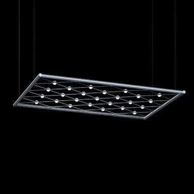 Constellation LED Pendant in Bright Satin Aluminum (69|1895.16C)