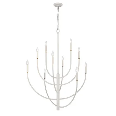 Continuance Ten Light Chandelier in White Coral (45|82019/10)