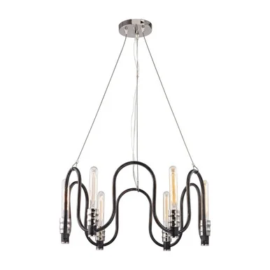 Continuum Six Light Chandelier in Polished Nickel (45|31906/6)