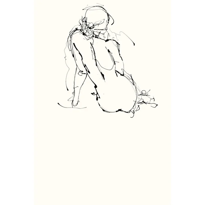 Contour Figure 4 Giant Art 84×54 Wall Art|uvre dart murale Giant Art Contour Figure 4 84×54