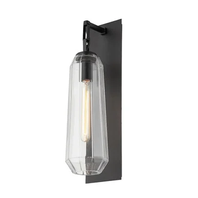 Copenhagen One Light Wall Sconce in Black Brass (68|447-19-BBR)