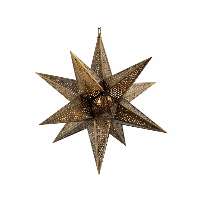 Corbett 302-73-OWB Star Of The East Traditional Old World Bronze 30″ Pendant Light
