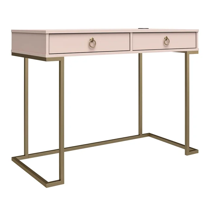 Cosmoliving By Cosmopolitan Camila Writing Desk – Pink|Bureau de travail Camila de Cosmoliving par Cosmopolitan – rose