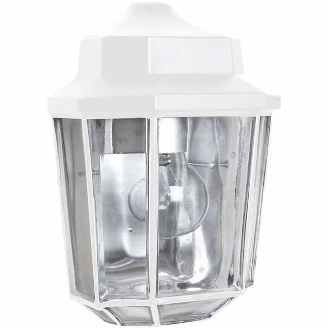 Costaluz 302853 3028 Series Contemporary White Outdoor Lamp Sconce