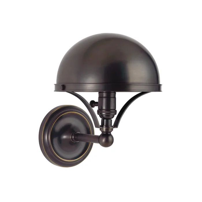 Covington 1-Light Wall Sconce in Old Bronze 7.75L x 7.75W x 10.5H