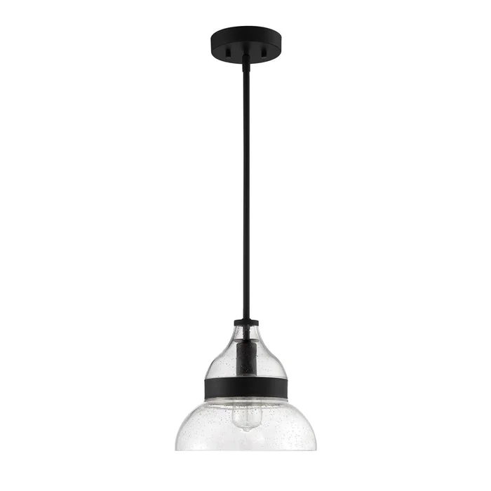 Craftmade 1-LT Mini Pendant – Flat Black – P960FB1