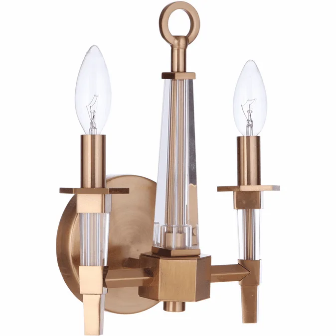 Craftmade 53262-SB Tarryn Modern Satin Brass Wall Light Sconce