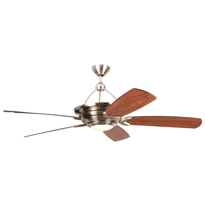 Craftmade 60″ Vesta Ceiling Fan – Brushed Polished Nickel – VS60BNK5-LED