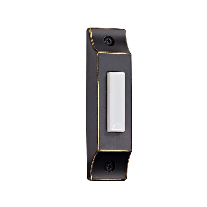 Craftmade Builder Surface Mount Lighted Push Button – Bronze – BSCB-AZ