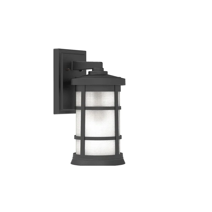 Craftmade Composite Lanterns 1-LT Outdoor Wall Lantern – Black – ZA2314-TB