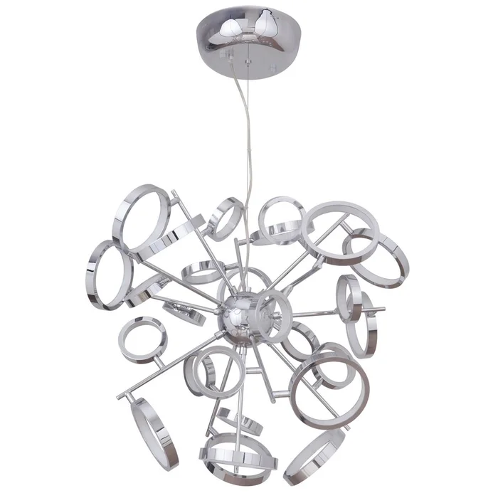Craftmade Mira 26 Ring LED Adjustable Chandelier – Chrome – 47126-CH-LED