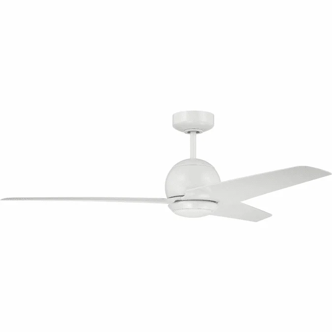 Craftmade NTE52W3 Nate Contemporary White LED 52″ Home Ceiling Fan