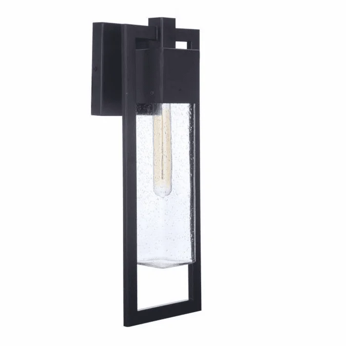 Craftmade ZA4014-MN Perimeter Modern Midnight Exterior 7.5″ Wall Light Fixture