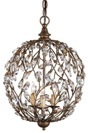Crystal Bud Collection Three Light Chandelier in Cupertino (142|9652)