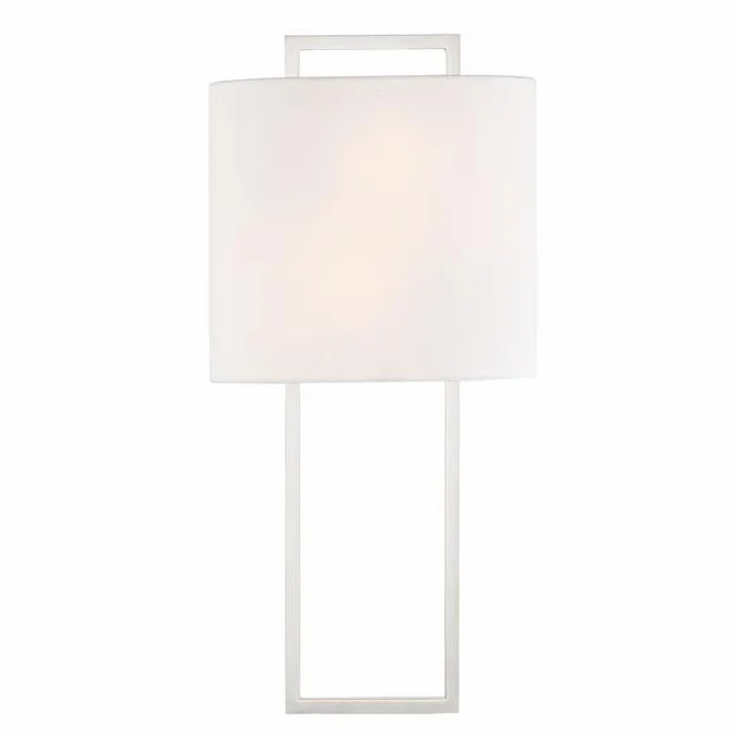 Crystorama FRE-422-PN Fremont Modern Polished Nickel Lighting Sconce