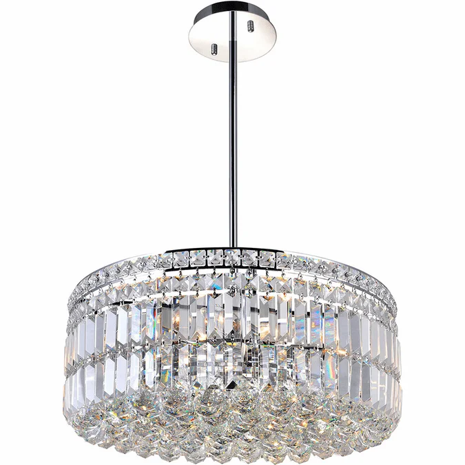 CWI 8006P20C-R Colosseum Chrome 20″ Pendant Light Fixture