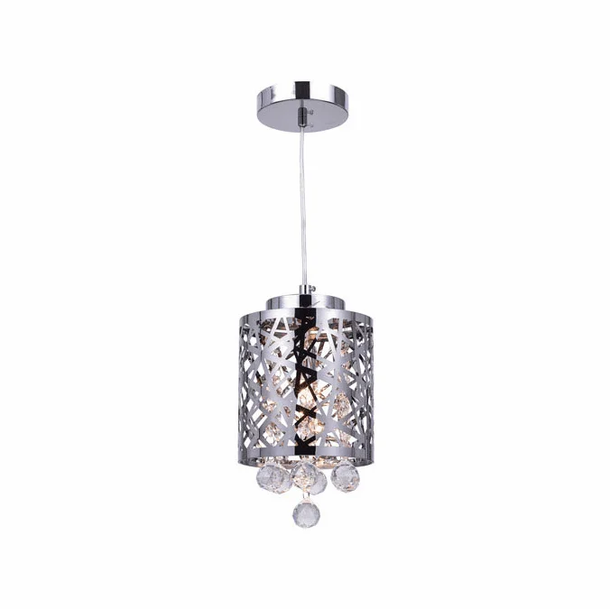 CWI Lighting 5008P6ST Eternity Contemporary Chrome 6″ Mini Hanging Light Fixture
