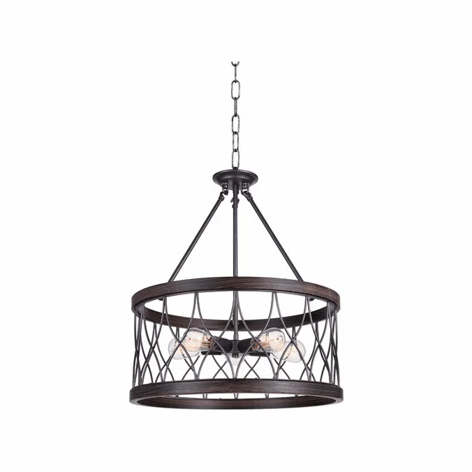 CWI Lighting 9966P23-5-242-A Amazon Modern Gun Metal Pendant Lamp