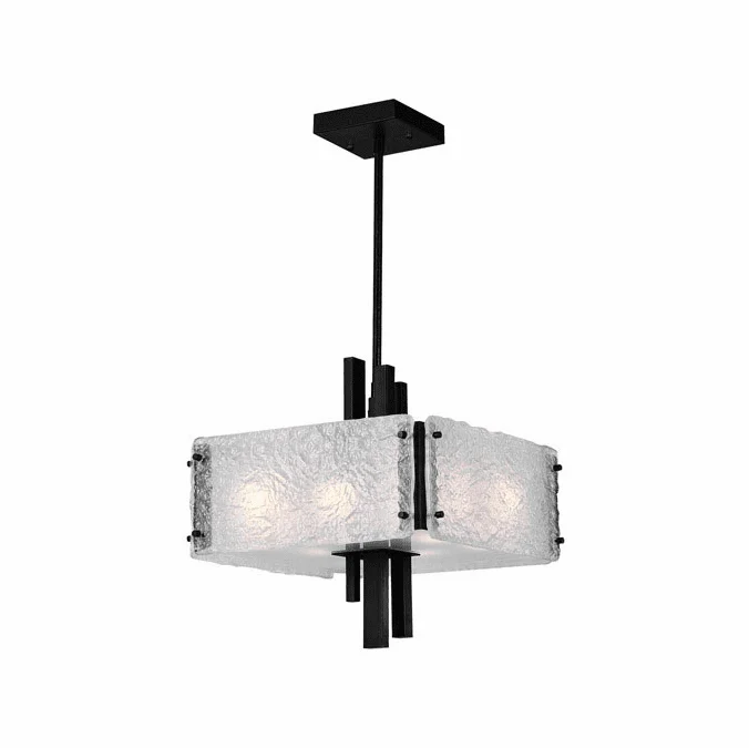 CWI Lighting 9973P13-6-101 Assunta Contemporary Black 13″ Pendant Lamp