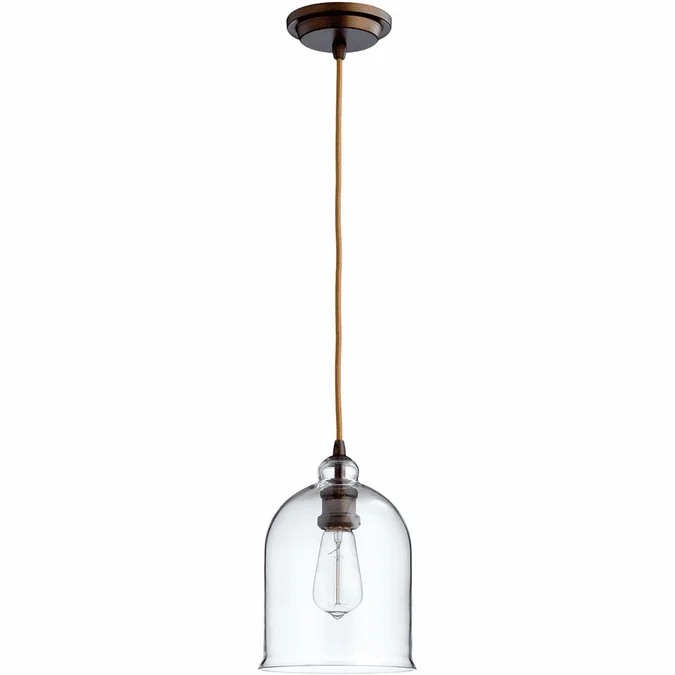 Cyan 06063 Celia Contemporary Oiled Bronze Mini Ceiling Pendant Light