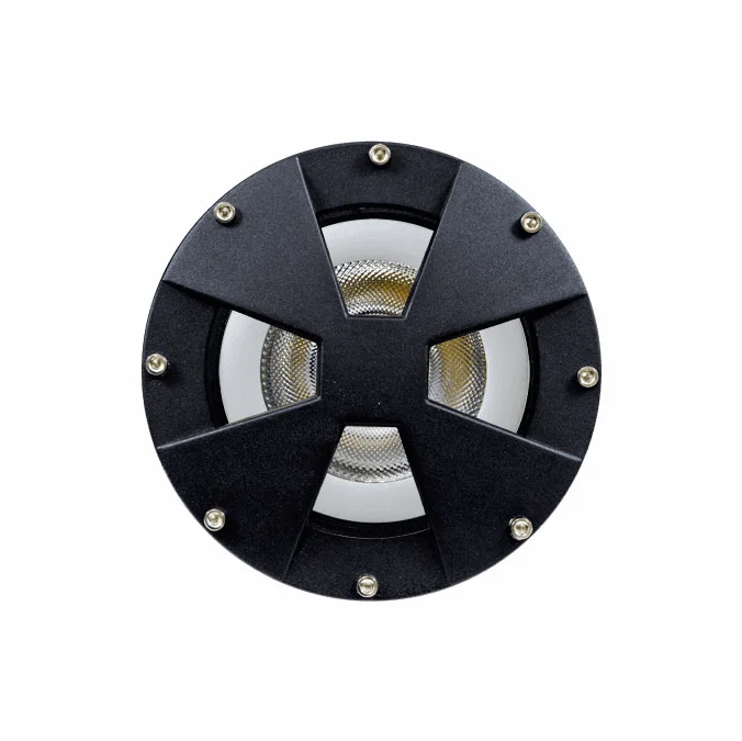 Dabmar DW4780-LED18S-B Medium Drive Over Contemporary Line Voltage Black LED Outdoor Well Light