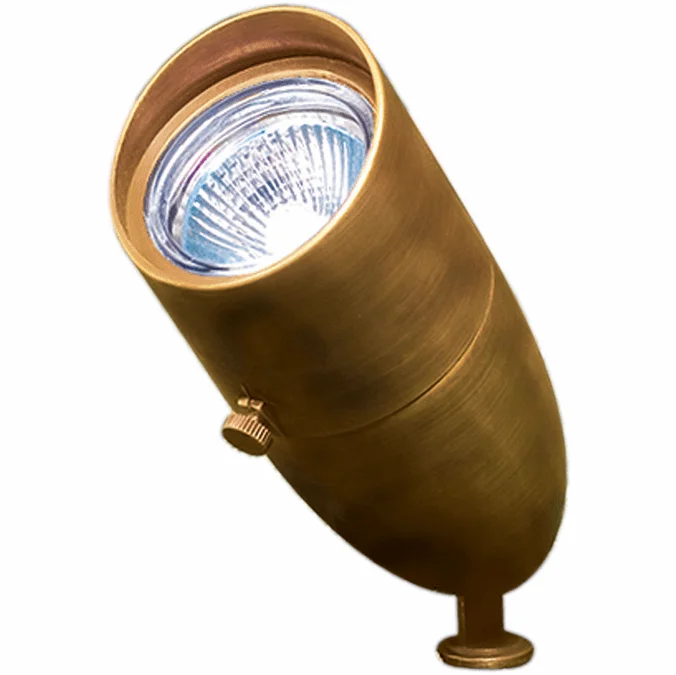 Dabmar LV231-ABS Modern Antique Brass Halogen Low Voltage Exterior Directional Landscape Spot Lighting