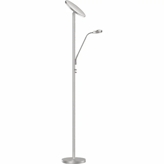 Dainolite 801LEDF-SN Modern Satin Chrome LED Floor Lighting