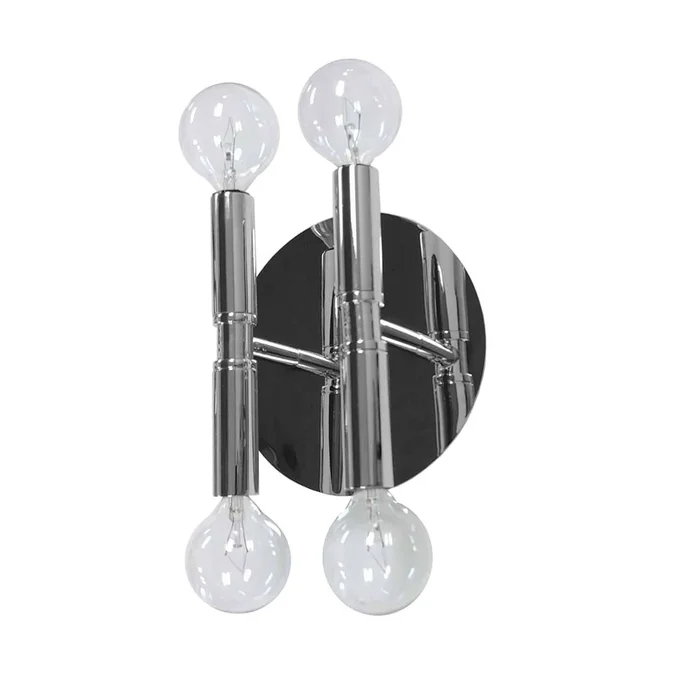 Dainolite Ava 4 Light Wall Sconce Polished Chrome Lamp|Applique murale Ava de Dainolite avec fini chrom poli et 4ampoules