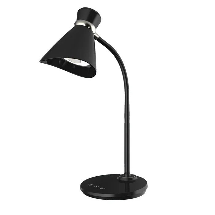 Dainolite LED Table Lamp 6w Black Finish|Lampe de table de Dainolite avec fini noir et ampoule DEL de 6W