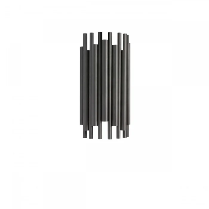 Dainolite Weslyn 2 Light Wall Sconce Short Matte Black Lamp|Petite applique murale Weslyn de Dainolite avec fini noir mat et 2ampoules