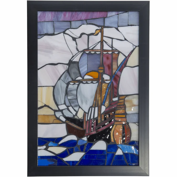 Dale Tiffany M0001M Sailboat Tiffany Wall Décor