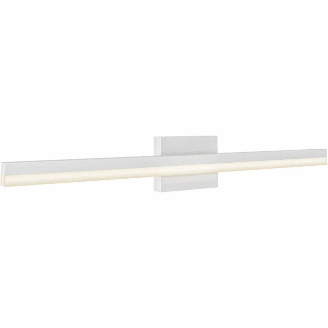 DALS Lighting LEDVAN003-CC-32SN Lyra Contemporary Satin Nickel LED Bathroom Light Fixture