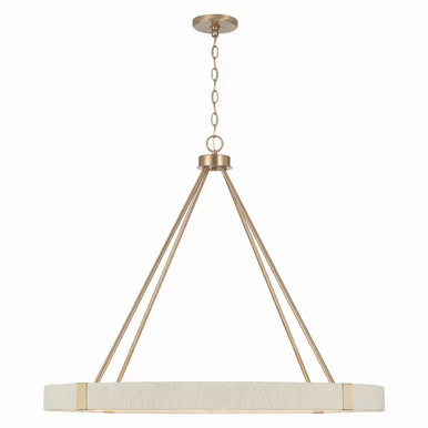 Delaney Eight Light Chandelier in Matte Brass (65|449881MA)