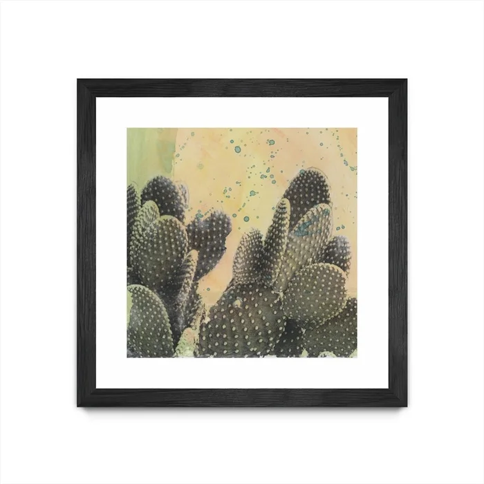 Desert Dreams Ii Matted and Framed Black 30×30 Wall Art|uvre dart murale encadre noire et mate Desert Dreams Ii 30×30