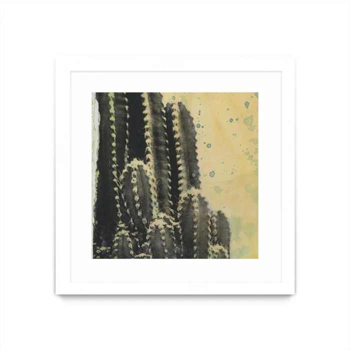 Desert Dreams Iv Matted and Framed White 30×30 Wall Art|uvre dart murale encadre blanche et mate Desert Dreams Iv 30×30
