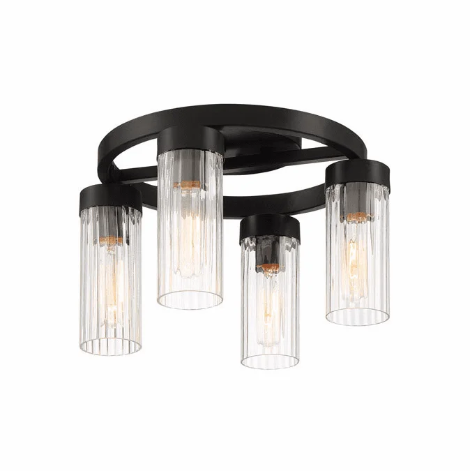 Designers Fountain 95011-IG Braden Iron (Graphite) Flush Lighting