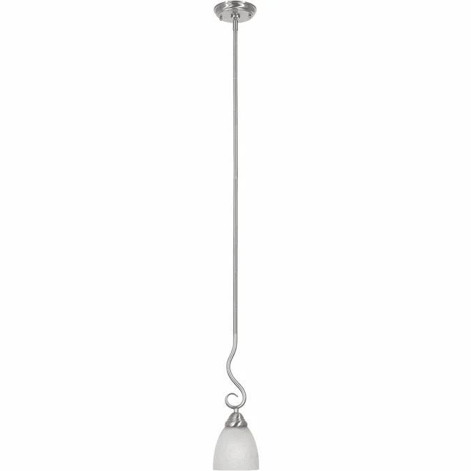 Designers Fountain 98030-SP Stratton Satin Platinum Mini Drop Ceiling Light Fixture