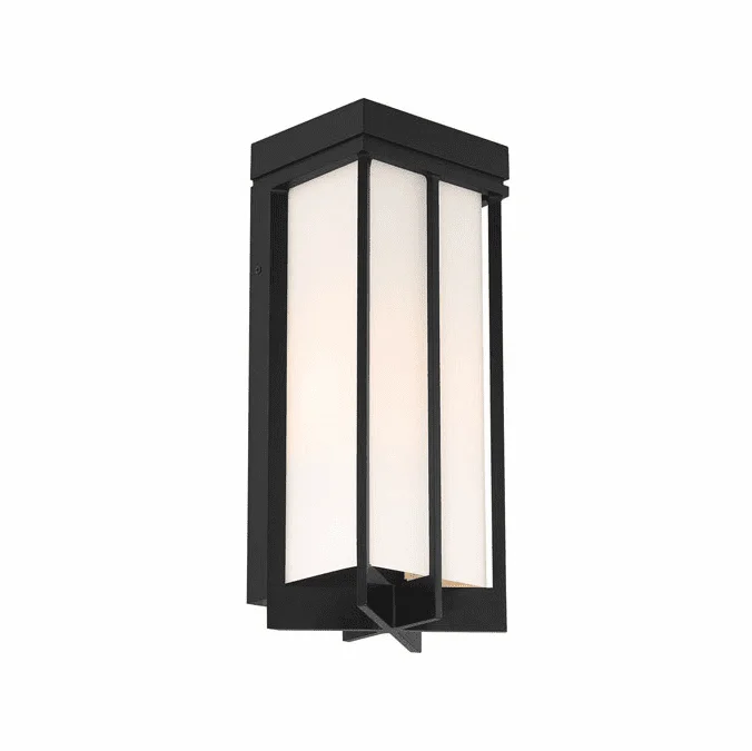 Designers Fountain D248L-7OW-MB Eads Matte Black LED 7″ Lighting Wall Sconce