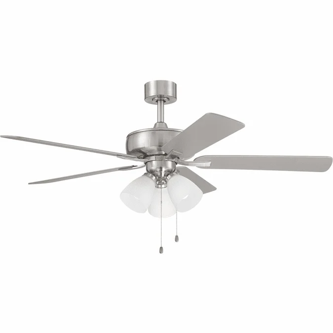 Designers Fountain FP-STL52B30-BN Stellant Contemporary Nickle 52″ Ceiling Fan