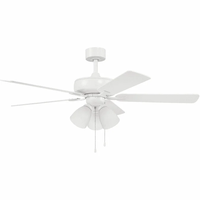 Designers Fountain FP-STL52B30-MW Stellant Modern White 52″ Ceiling Fan