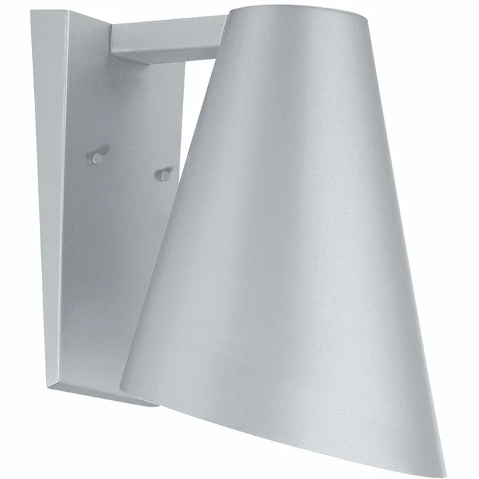Designers Fountain LED23221-SV Walker Contemporary Silver LED Outdoor Lamp Sconce