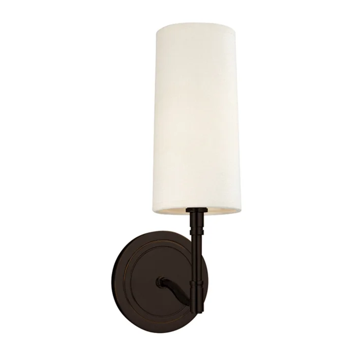 Dillon 1-Light Wall Sconce in Old Bronze 4.5L x 4.5W x 13.5H