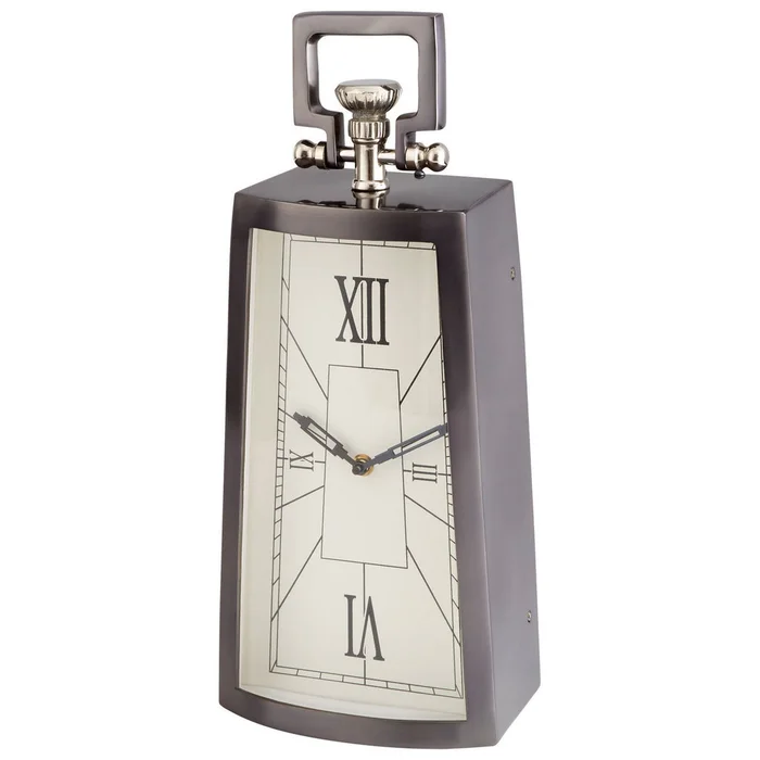 Doc Clock Black Nickel By Cyan Design