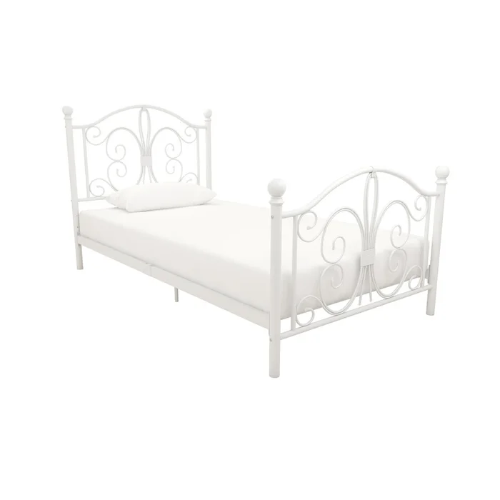 Dorel Home Bradford Metal Twin Bed – White|Lit simple Bradford Dorel Home en mtal – blanc