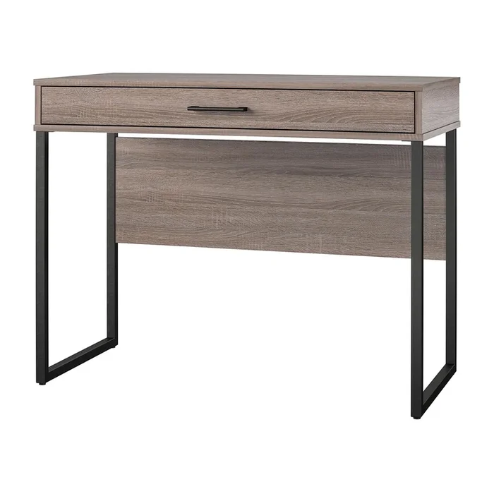 Dorel Home Mixed Material Writing Desk – Distressed Grey Oak|Bureau de travail DorelHome en matriaux mixtes – chne gris vieilli