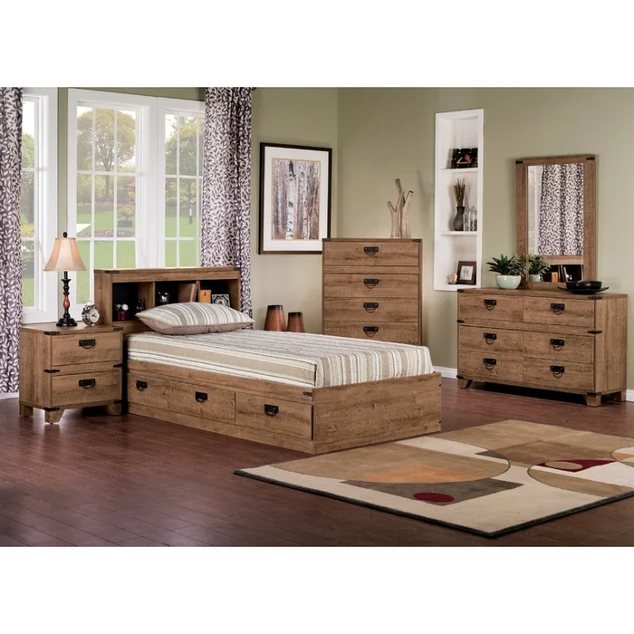 Driftwood 6-Piece Mates Bedroom Package|Ensemble de chambre coucher Driftwood 6 pices avec lit matelot|DRIFTMPK7