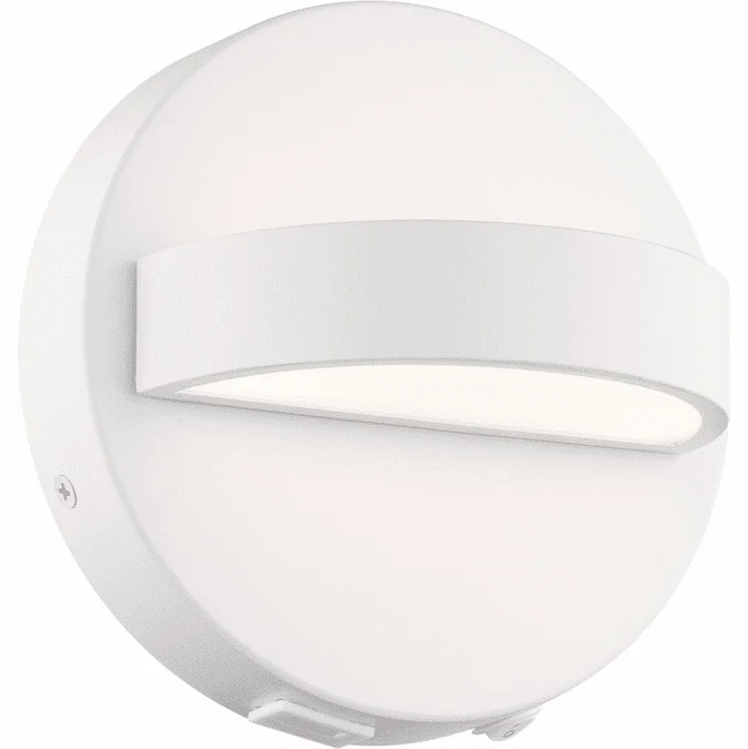 dweLED by WAC BL-47406-WT Wink Modern White LED Wall Sconce