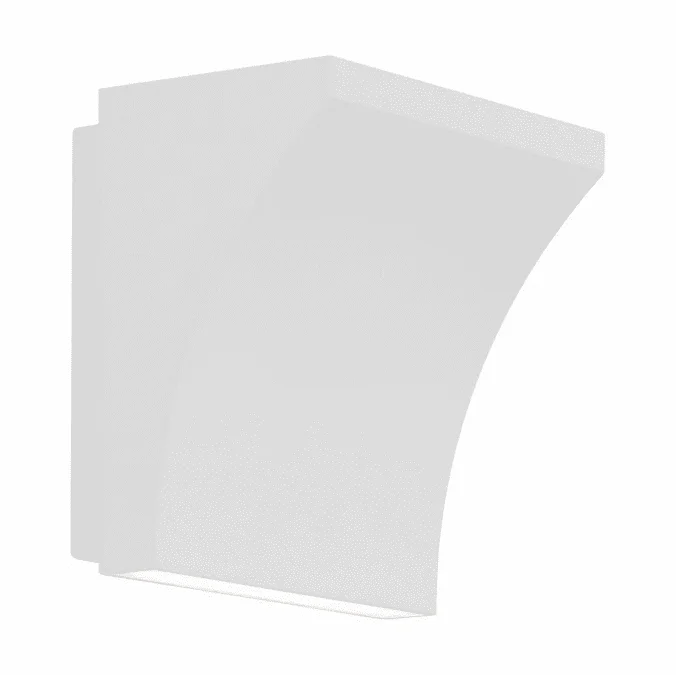 dweLED by WAC WS-57205-WT Cornice Modern White LED Wall Light Sconce